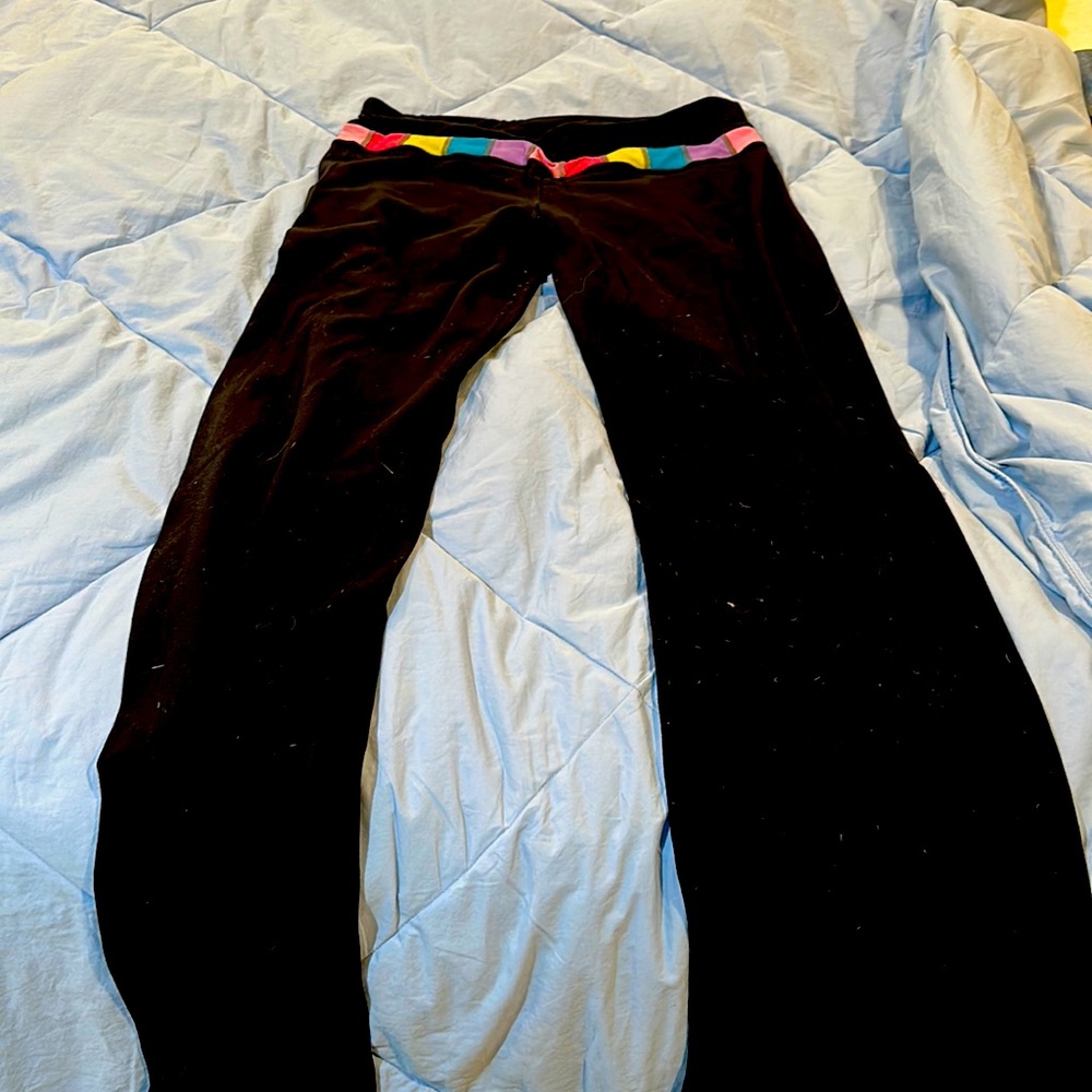 Lululemon well loved size 10 black flared leggings